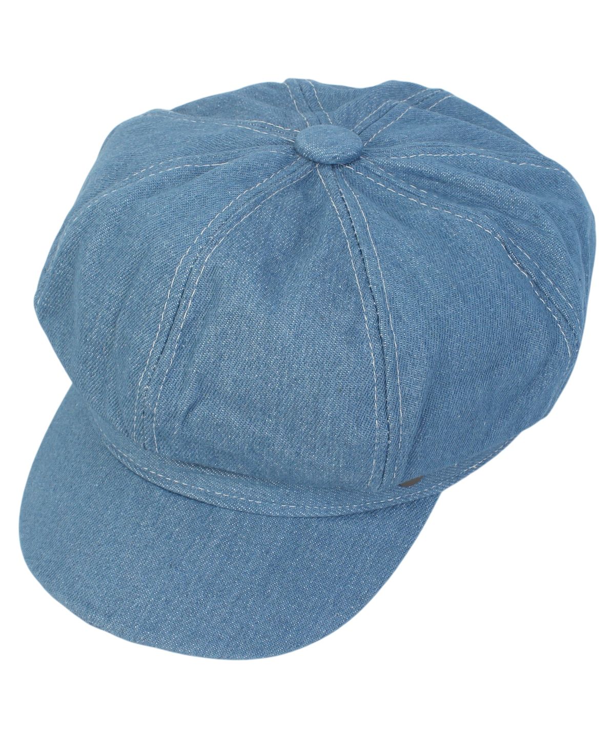 유니버셜 케미스트리(UNIVERSAL CHEMISTRY) Light Denim Logo Newsboy Cap 뉴스보이캡