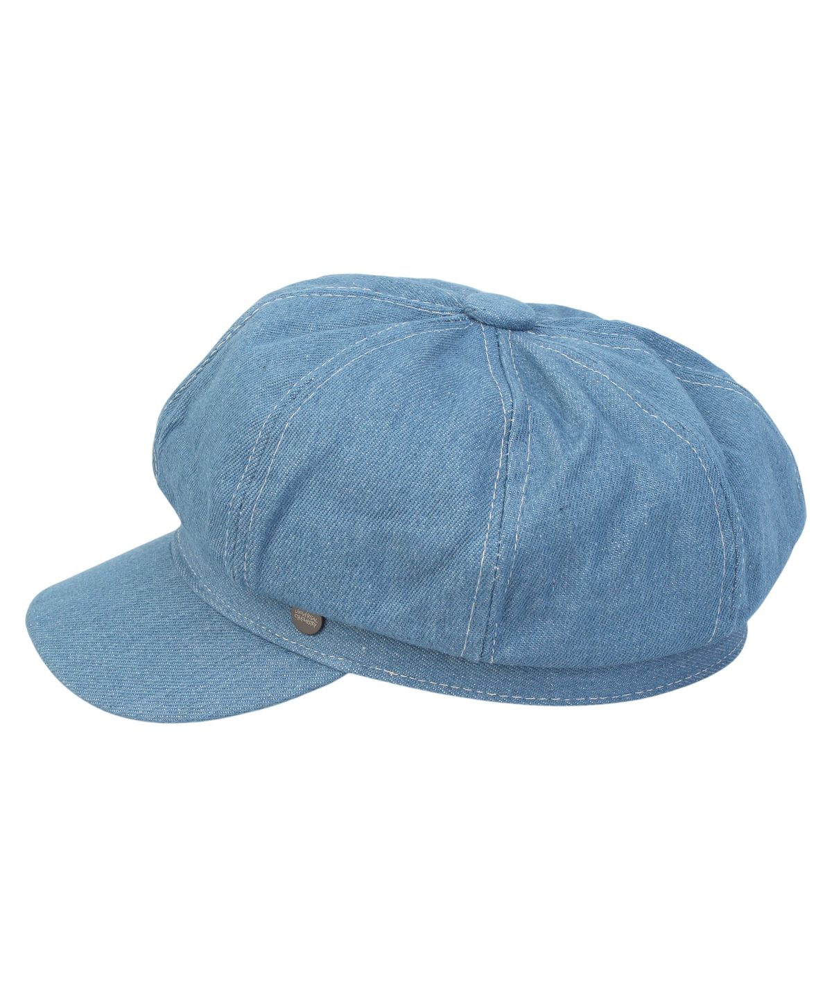 유니버셜 케미스트리(UNIVERSAL CHEMISTRY) Light Denim Logo Newsboy Cap 뉴스보이캡