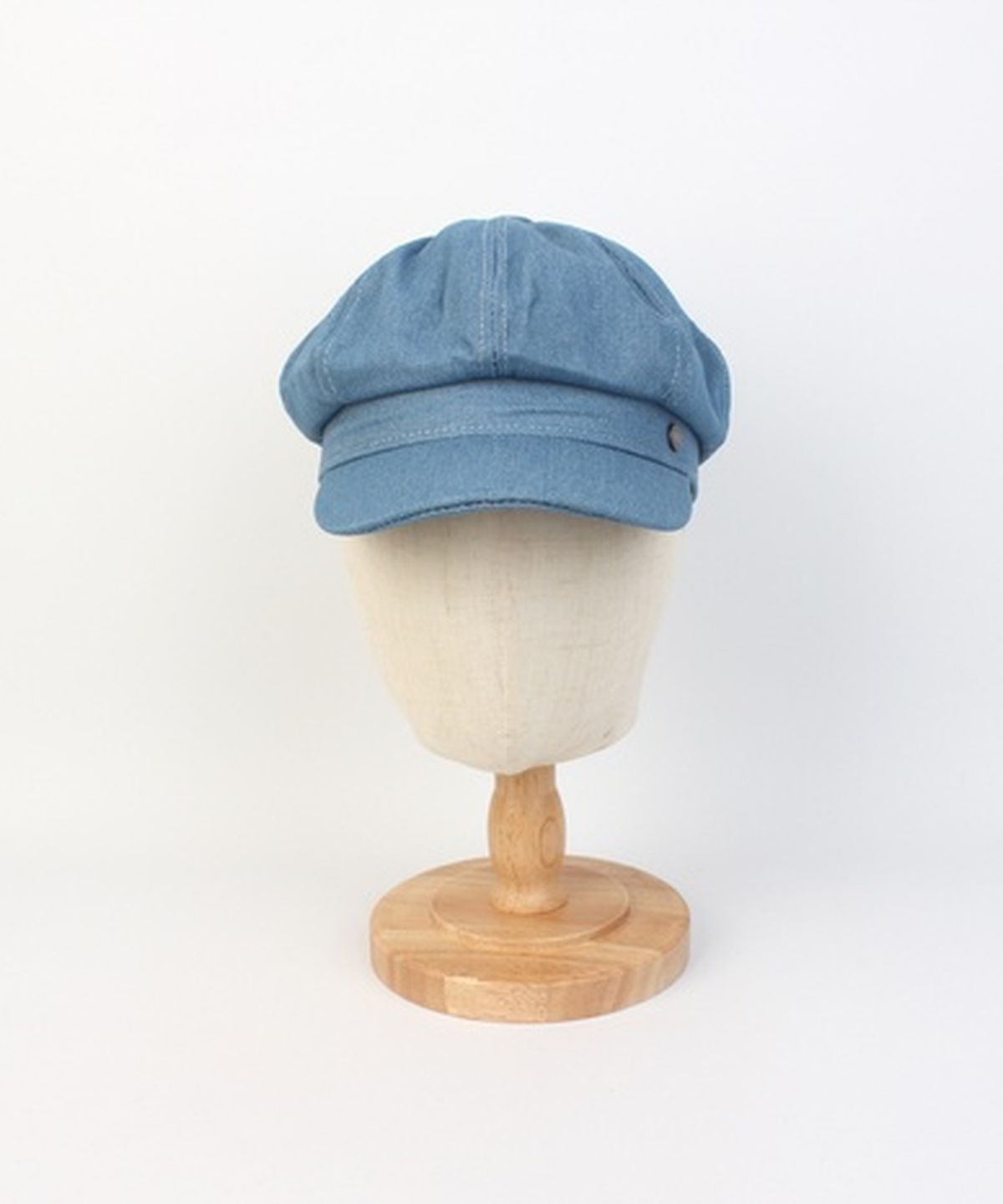유니버셜 케미스트리(UNIVERSAL CHEMISTRY) Light Denim Logo Newsboy Cap 뉴스보이캡