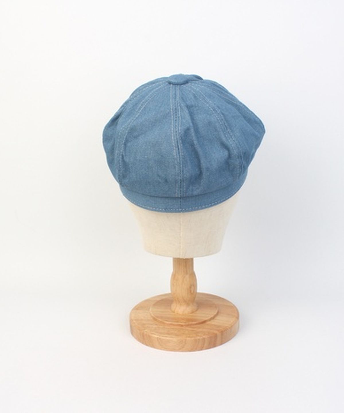 유니버셜 케미스트리(UNIVERSAL CHEMISTRY) Light Denim Logo Newsboy Cap 뉴스보이캡