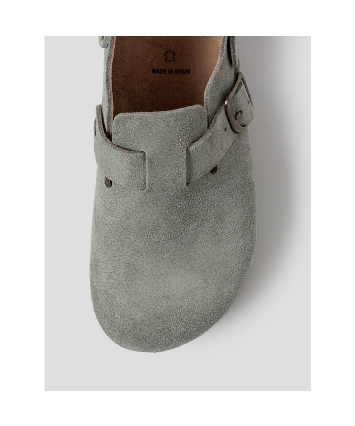 숄(SCHOLL) (WOMEN) 스웨이드 백스트랩 코르크 크로그  그린 (HH64K2C73M)