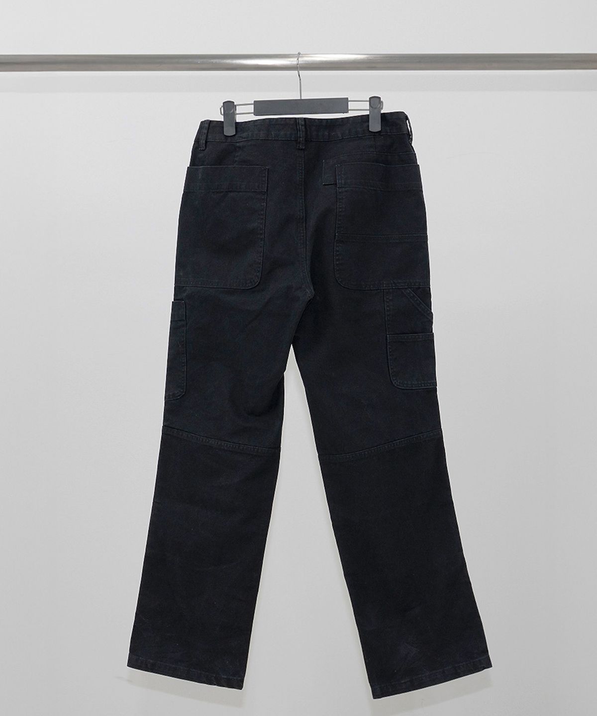 이티씨이(ETCE) REGULAR STRAIGHT WORK PANTS (BLACK)