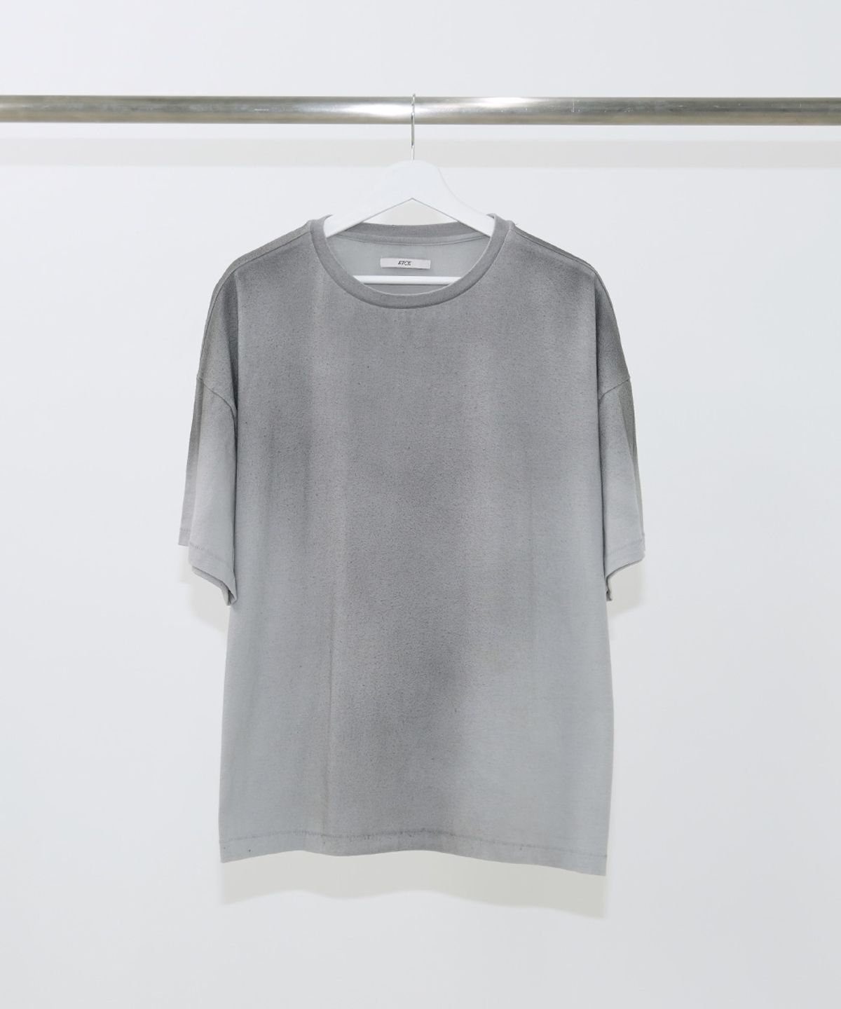 이티씨이(ETCE) RAW-SPRAYED T-SHIRTS (GRAY)