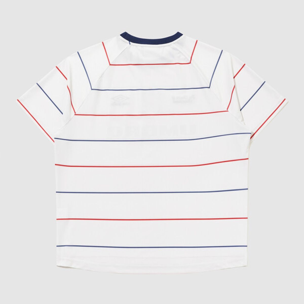 엄브로(UMBRO) HBL 풋볼 헤리티지 스트라이프 반팔 저지 화이트 UR224CRJ52