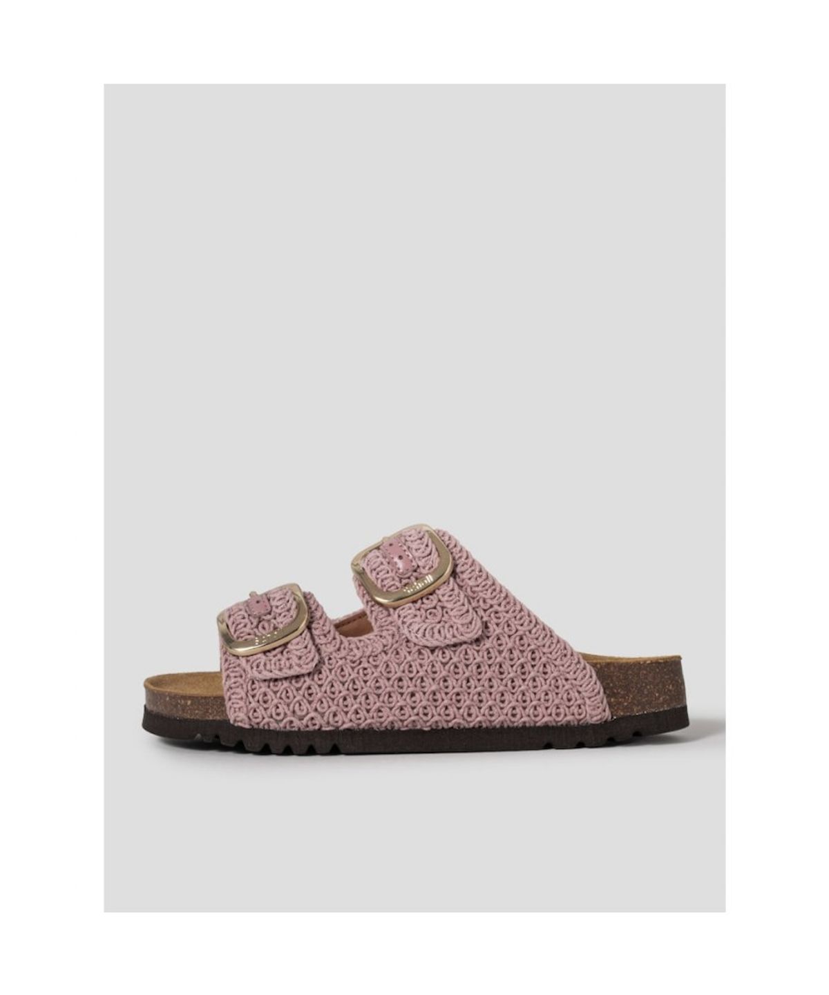 숄(SCHOLL) (WOMEN) 투스트랩 니팅 코르크 샌들  핑크 (HH64K2C25X)