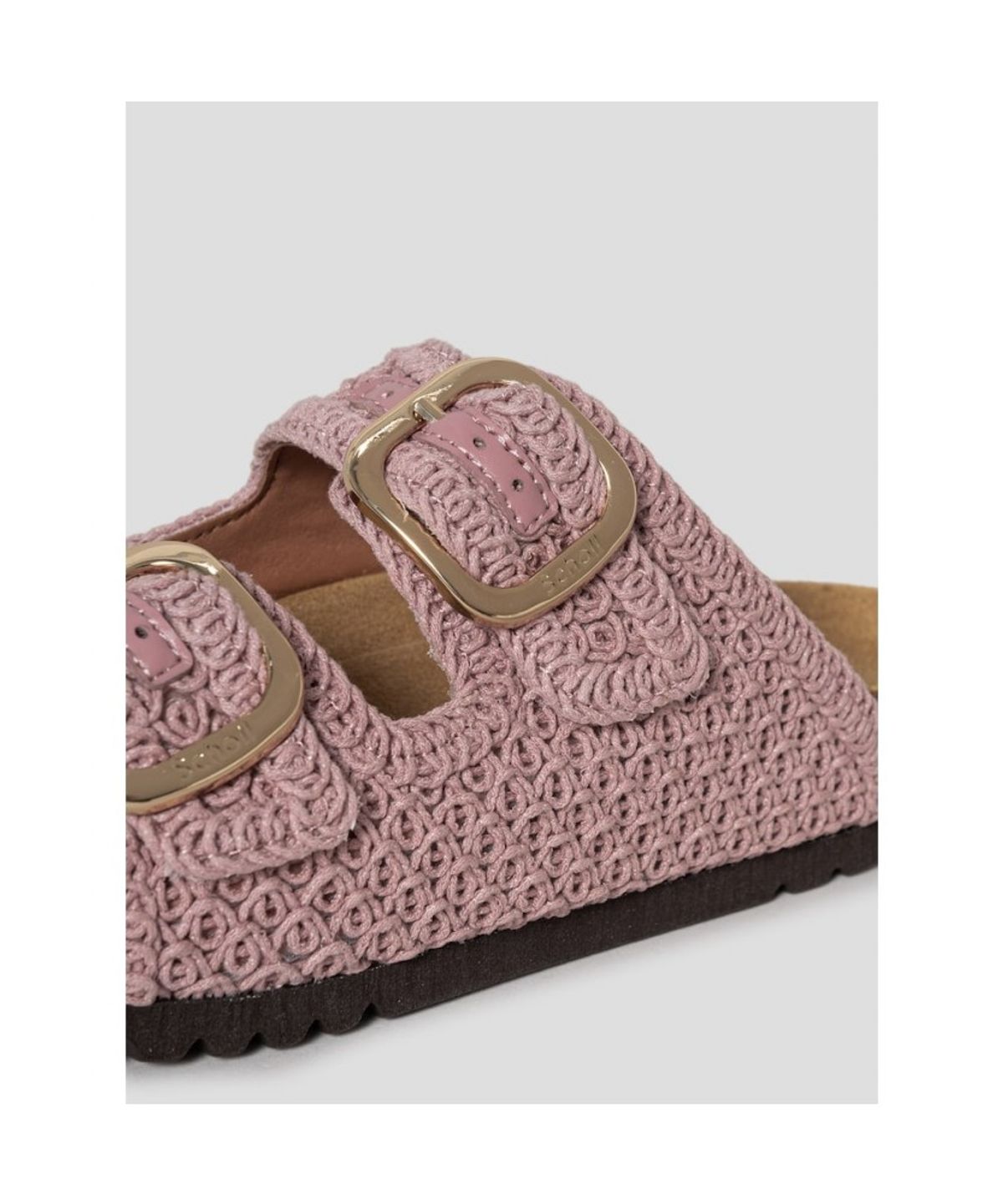 숄(SCHOLL) (WOMEN) 투스트랩 니팅 코르크 샌들  핑크 (HH64K2C25X)
