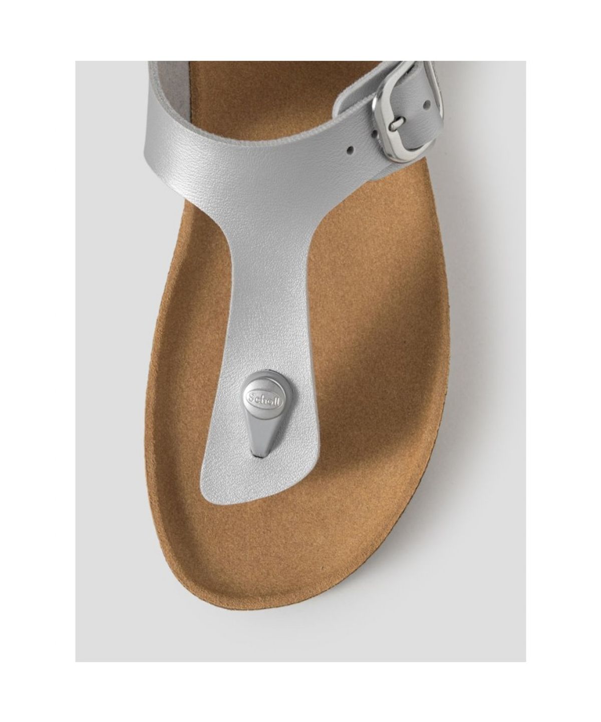 숄(SCHOLL) (WOMEN) 플립플랍 코르크 샌들  그레이 (HH64K2C313)