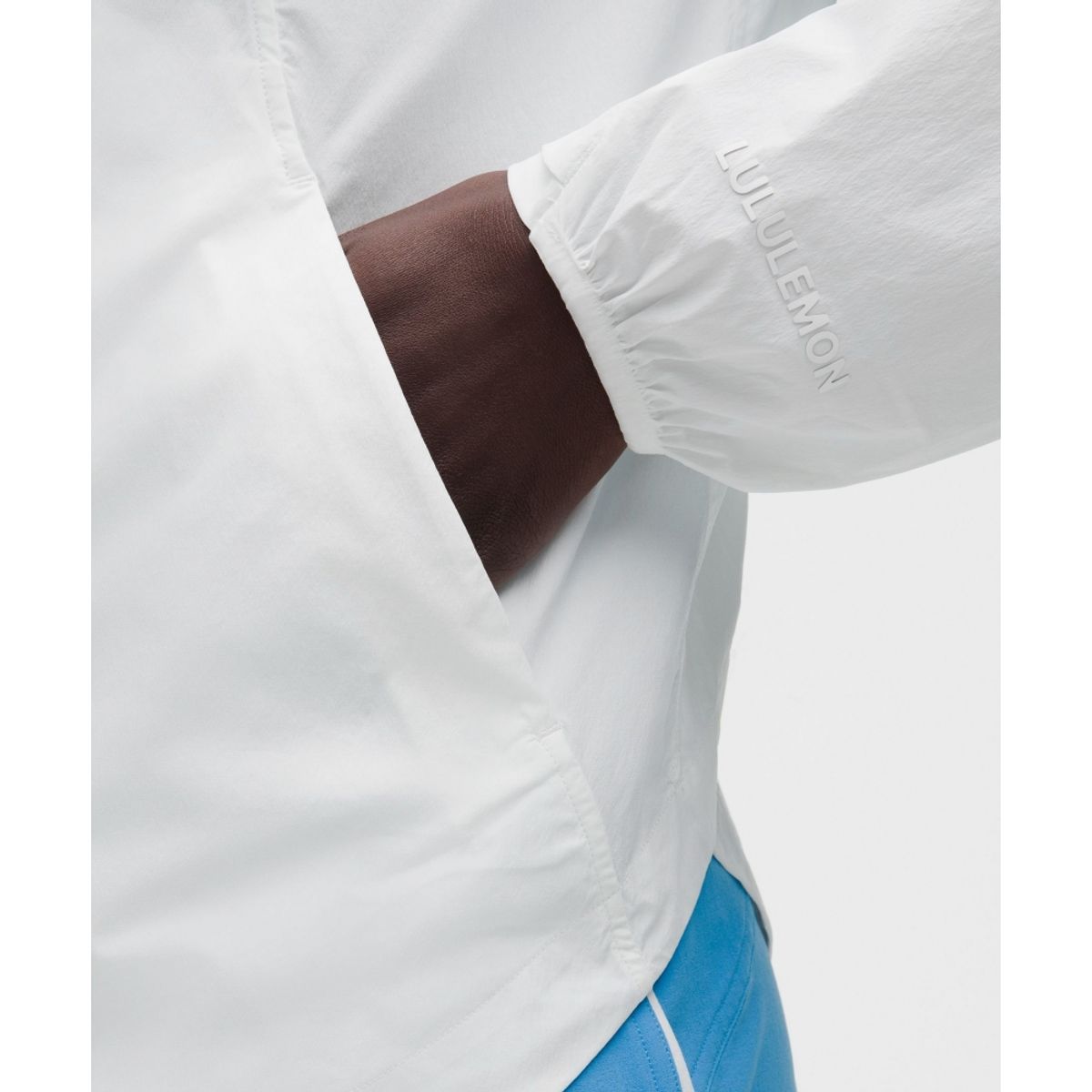 룰루레몬(LULULEMON) UV 프로텍티브 벤틸레이티드 패커블 재킷  WHT