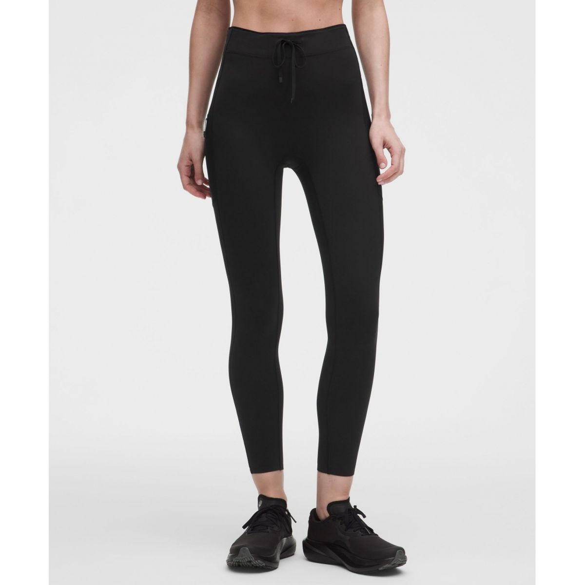 룰루레몬(LULULEMON) 노라인 하이라이즈 러닝 타이츠 25inch  BLK