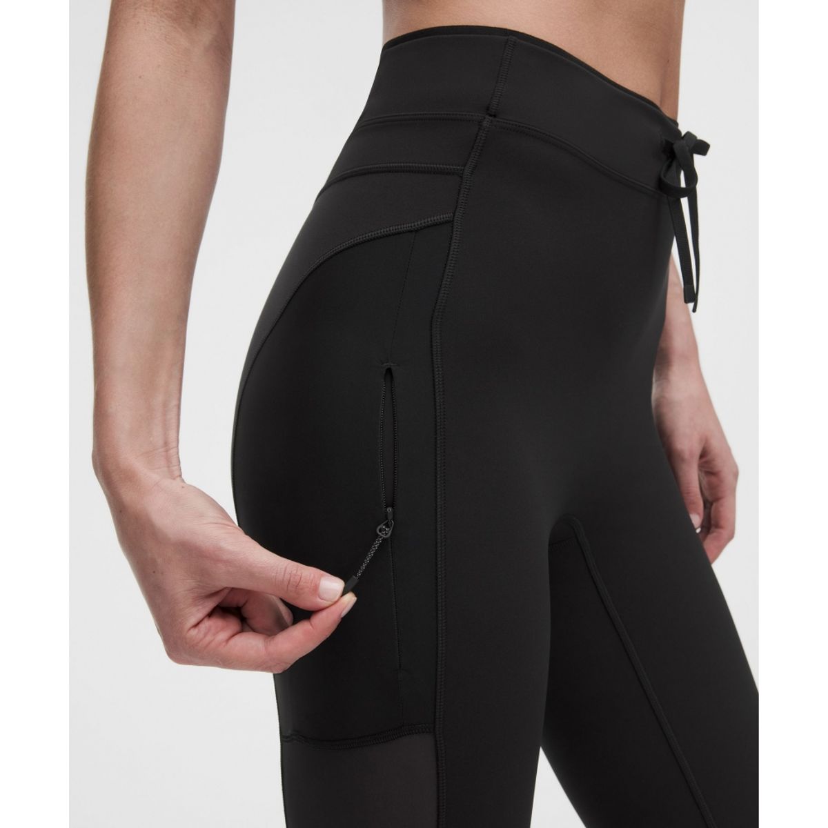 룰루레몬(LULULEMON) 노라인 하이라이즈 러닝 타이츠 25inch  BLK