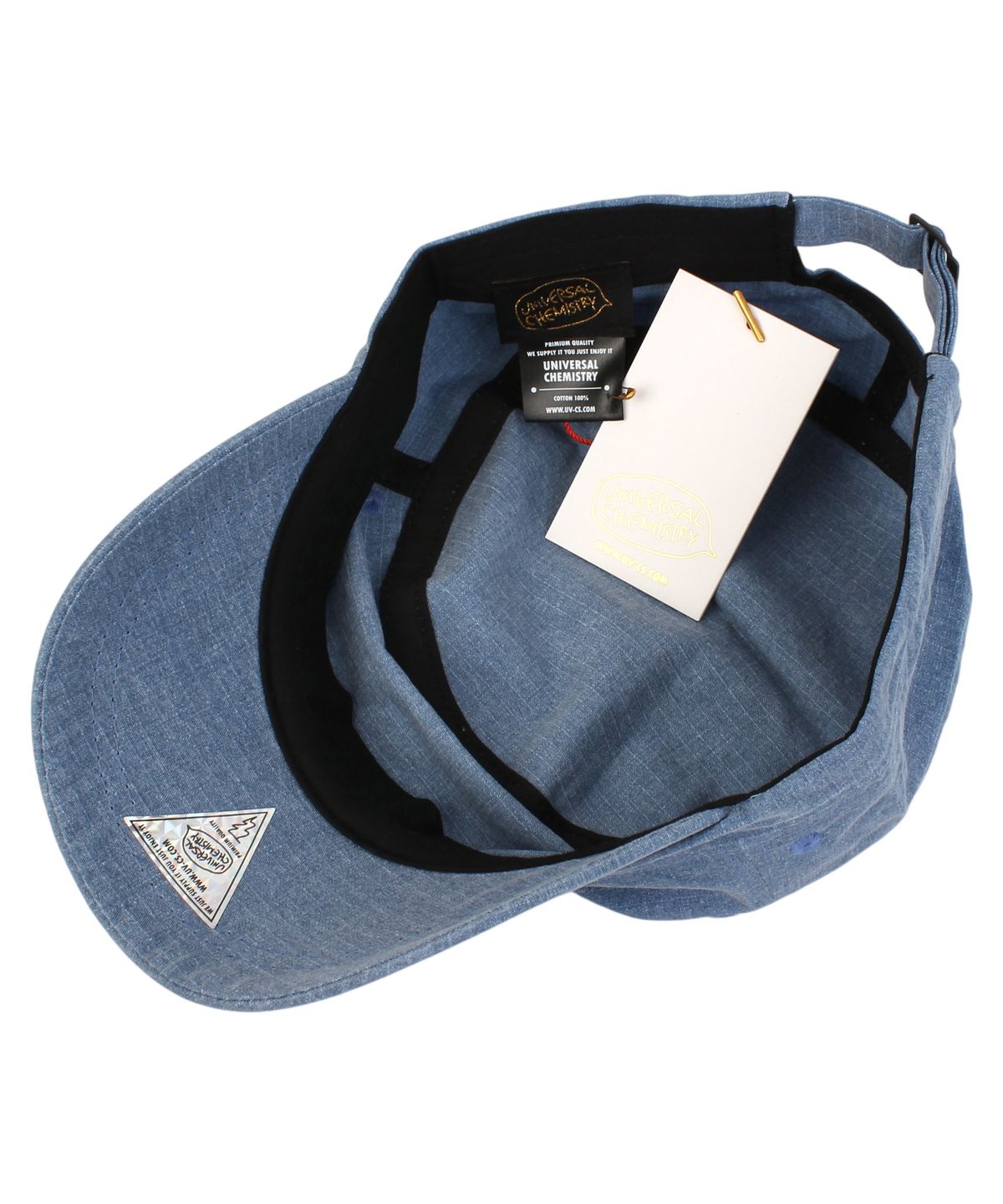 유니버셜 케미스트리(UNIVERSAL CHEMISTRY) Washing Blue Logo Workcap 마린캡