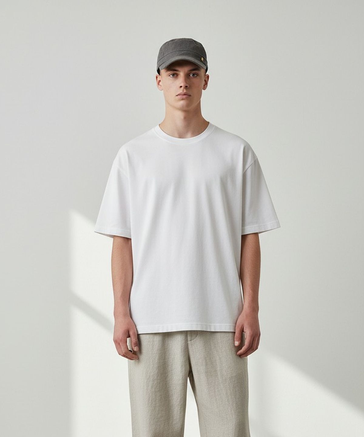 유니버셜 케미스트리(UNIVERSAL CHEMISTRY) Washing Gray Logo Workcap 마린캡