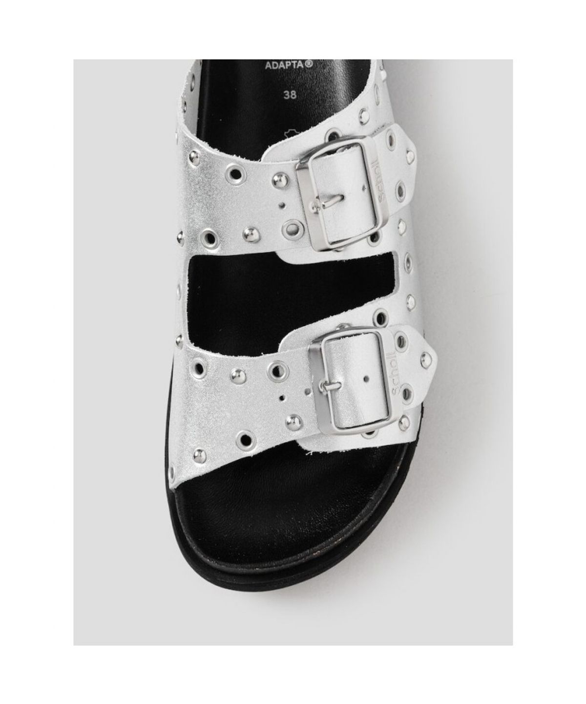 숄(SCHOLL) (WOMEN) 링 투스트랩 코르크 샌들  라이트 그레이 (HH64K2C112)