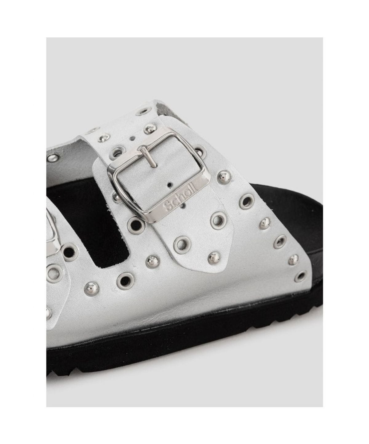 숄(SCHOLL) (WOMEN) 링 투스트랩 코르크 샌들  라이트 그레이 (HH64K2C112)