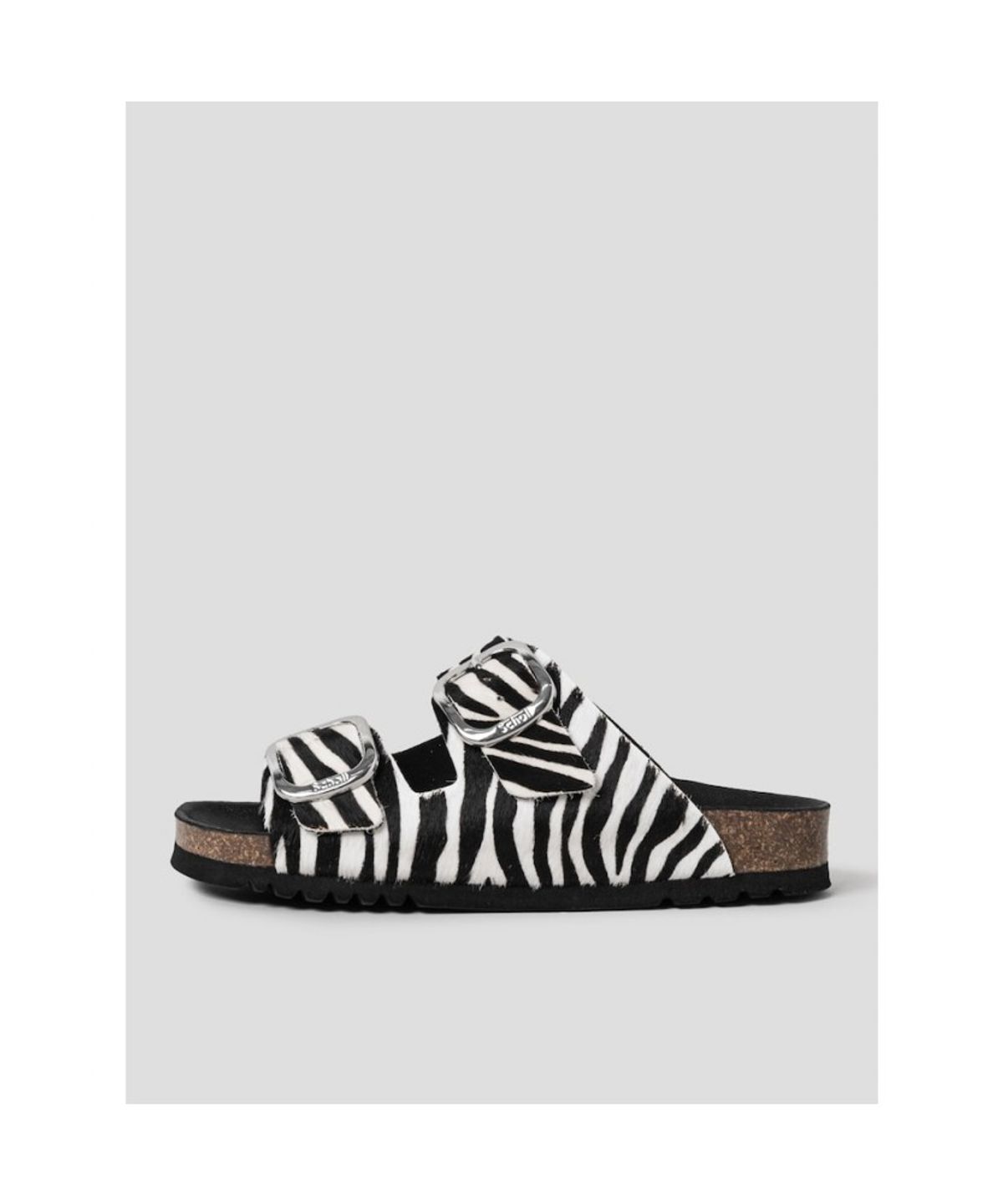 숄(SCHOLL) (WOMEN) 투스트랩 코르크 샌들  화이트 (HH64K2C131)