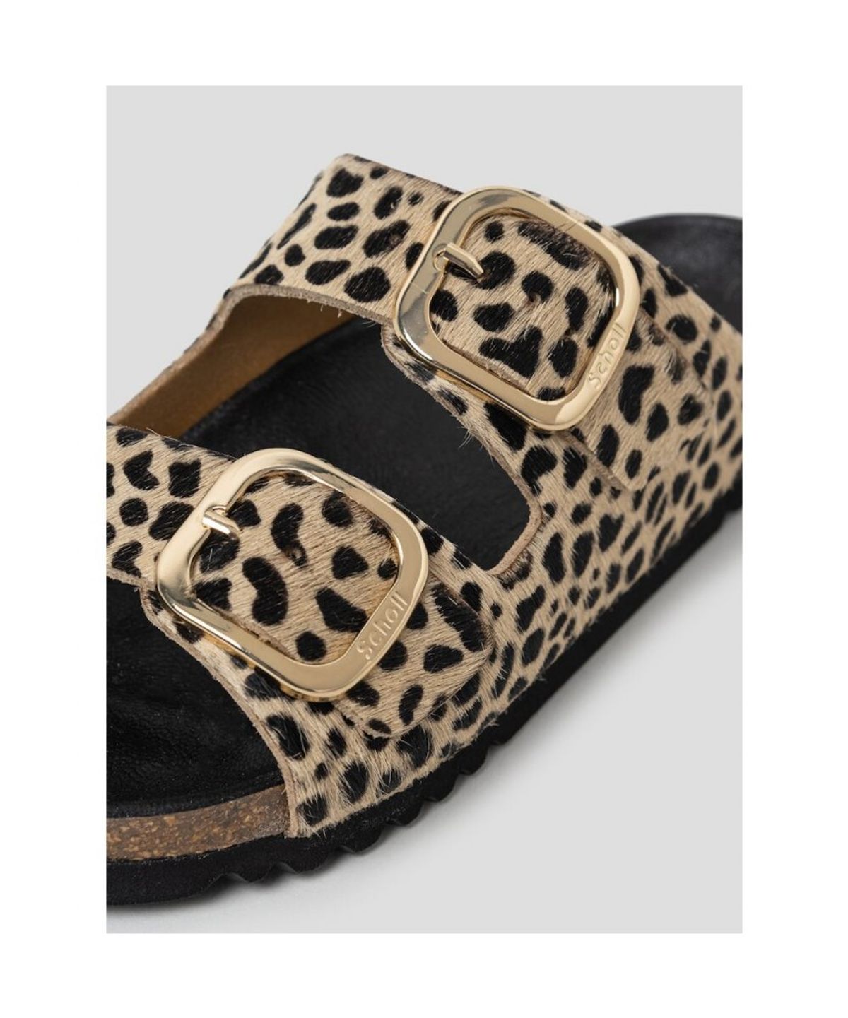 숄(SCHOLL) (WOMEN) 투스트랩 코르크 샌들  브라운 (HH64K2C13D)