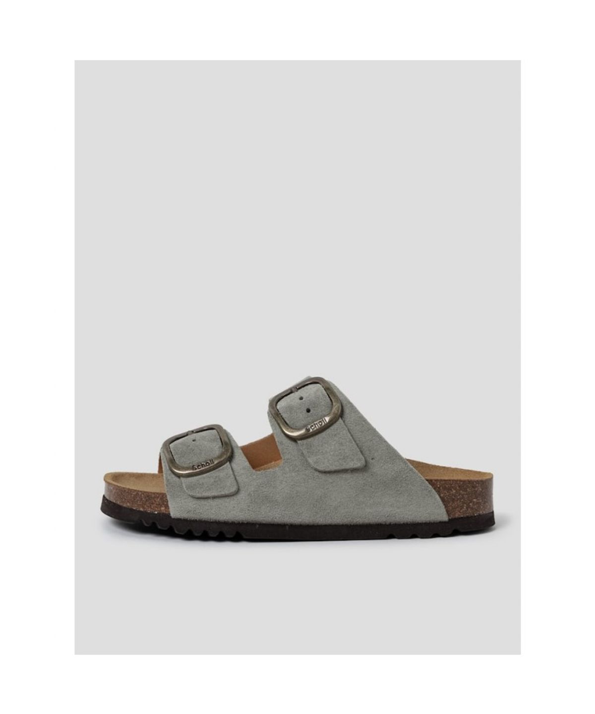 숄(SCHOLL) (WOMEN) 투스트랩 코르크 샌들  그린 (HH64K2C13M)