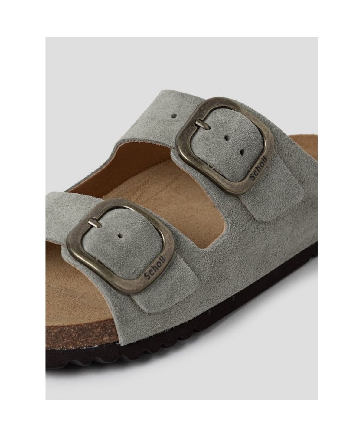 숄(SCHOLL) (WOMEN) 투스트랩 코르크 샌들  그린 (HH64K2C13M)