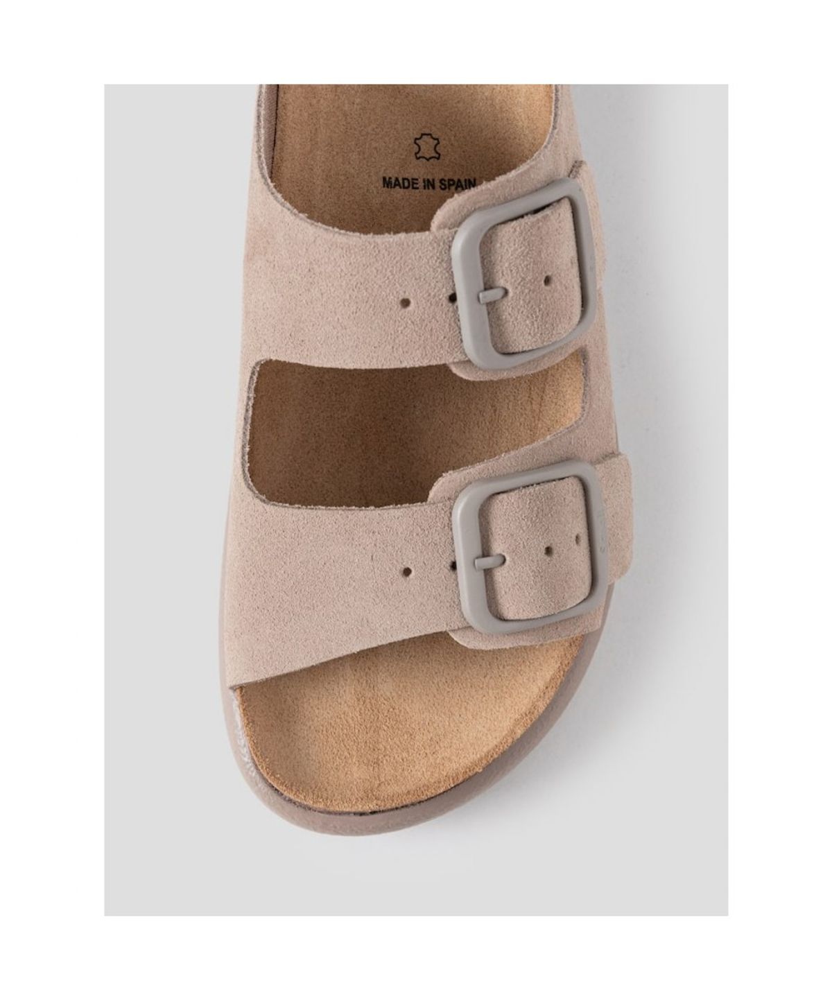 숄(SCHOLL) (WOMEN) 투스트랩 청키 코르크 샌들  옐로이시 브라운 (HH64K2C15B)