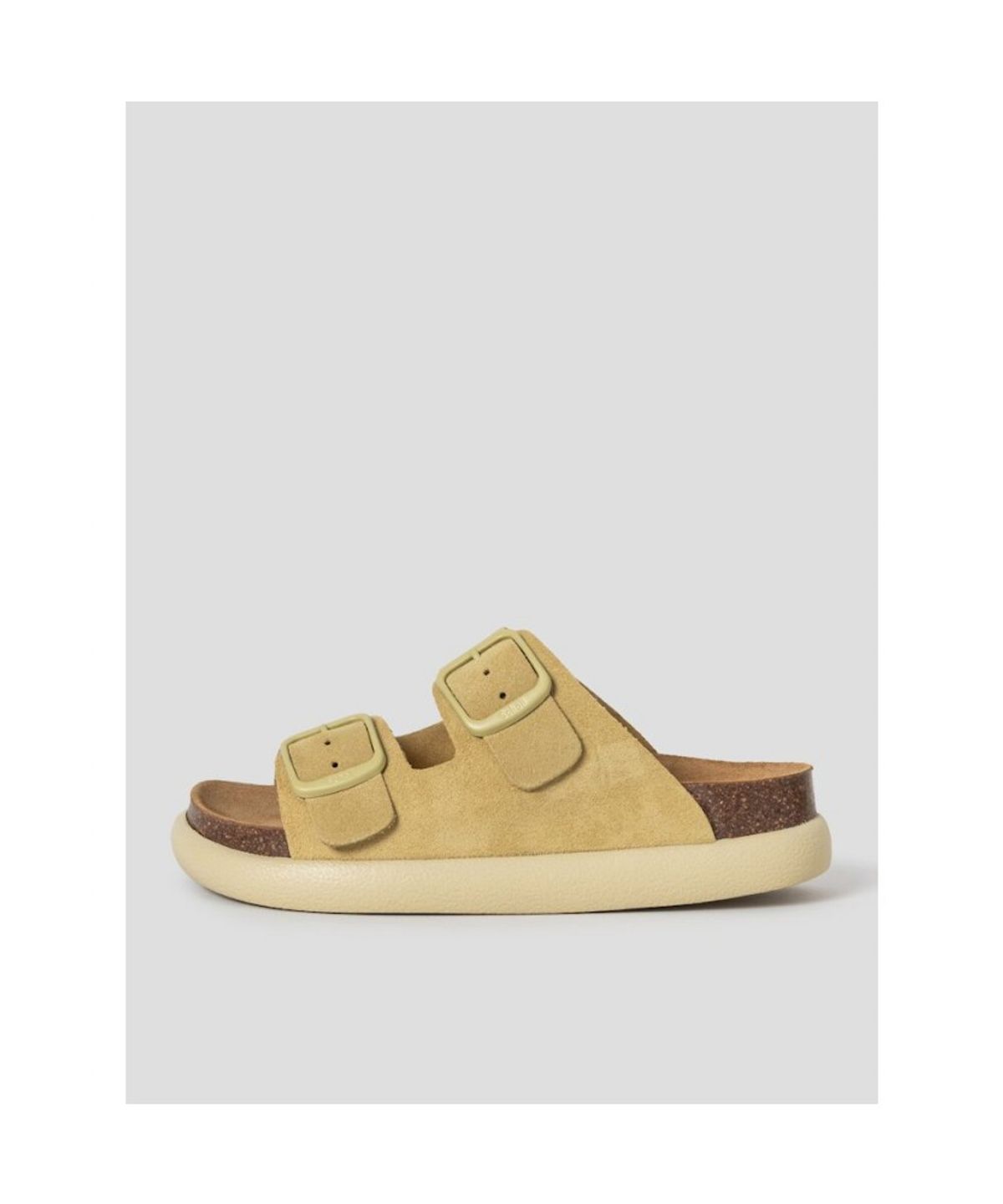 숄(SCHOLL) (WOMEN) 투스트랩 청키 코르크 샌들  옐로우 (HH64K2C15E)