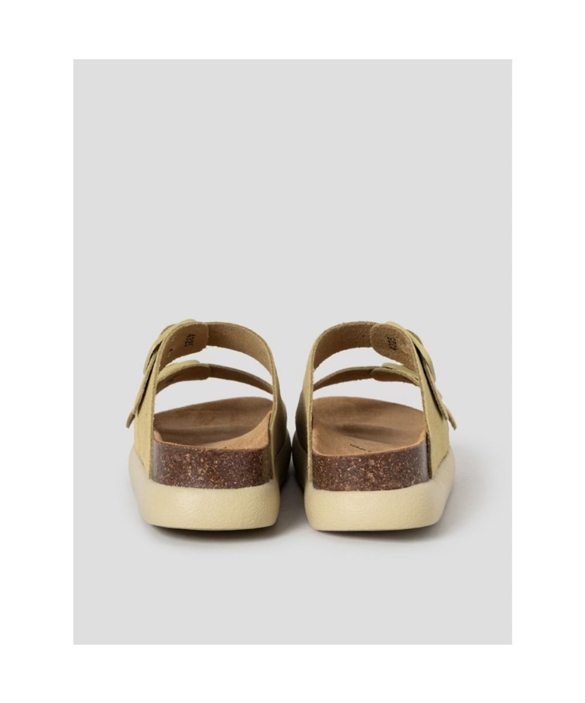 숄(SCHOLL) (WOMEN) 투스트랩 청키 코르크 샌들  옐로우 (HH64K2C15E)