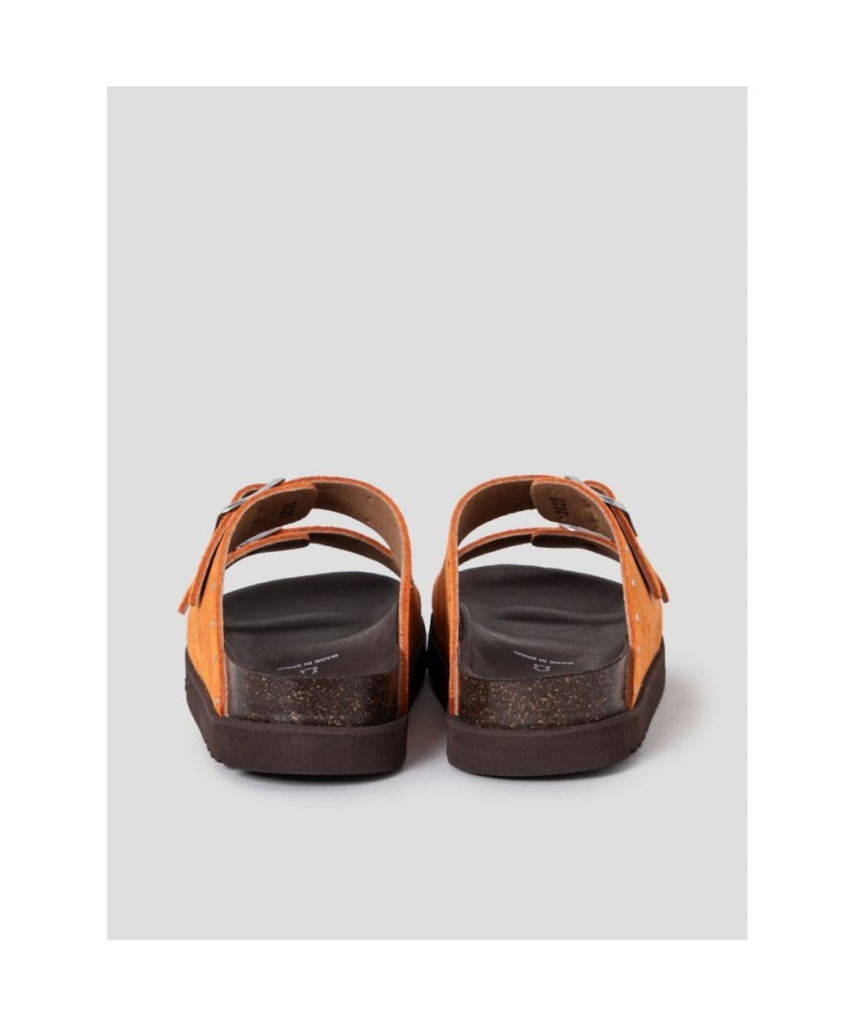 숄(SCHOLL) (WOMEN) 투스트랩 스웨이드 코르크 샌들  오렌지 (HH64K2C168)
