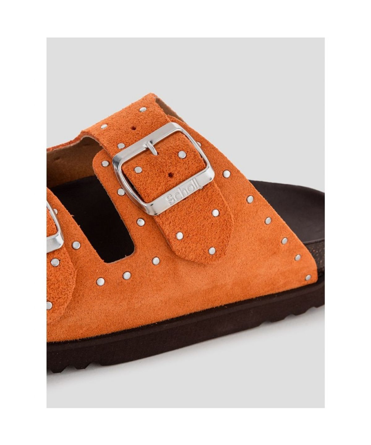 숄(SCHOLL) (WOMEN) 투스트랩 스웨이드 코르크 샌들  오렌지 (HH64K2C168)