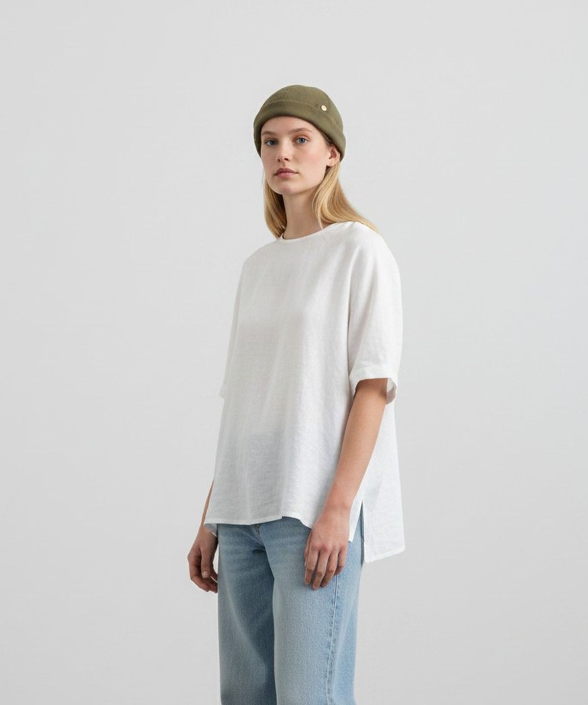 유니버셜 케미스트리(UNIVERSAL CHEMISTRY) Bio Washing Khaki Watch Cap 와치캡