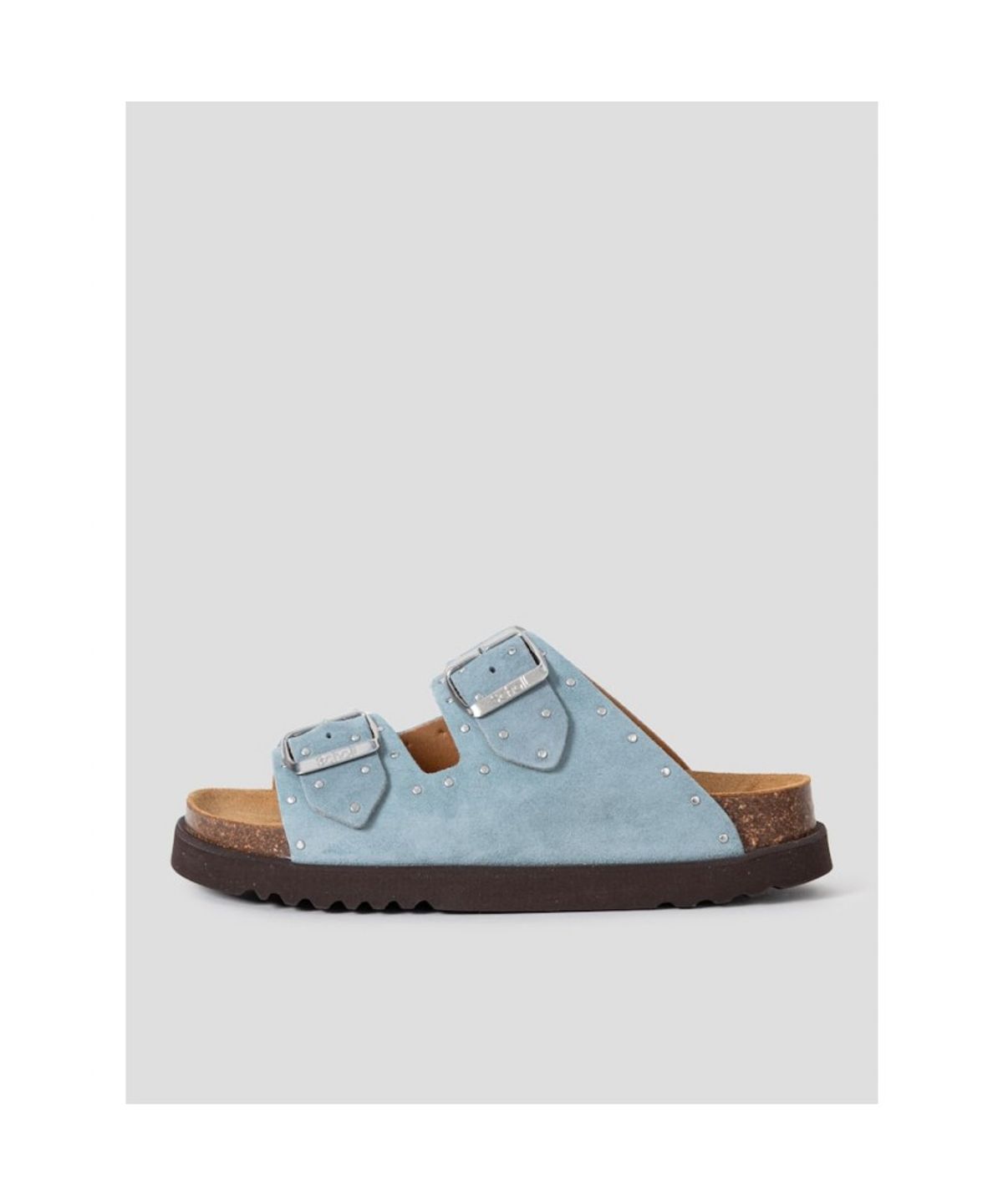 숄(SCHOLL) (WOMEN) 투스트랩 코르크 샌들  스카이 블루 (HH64K2C16Q)