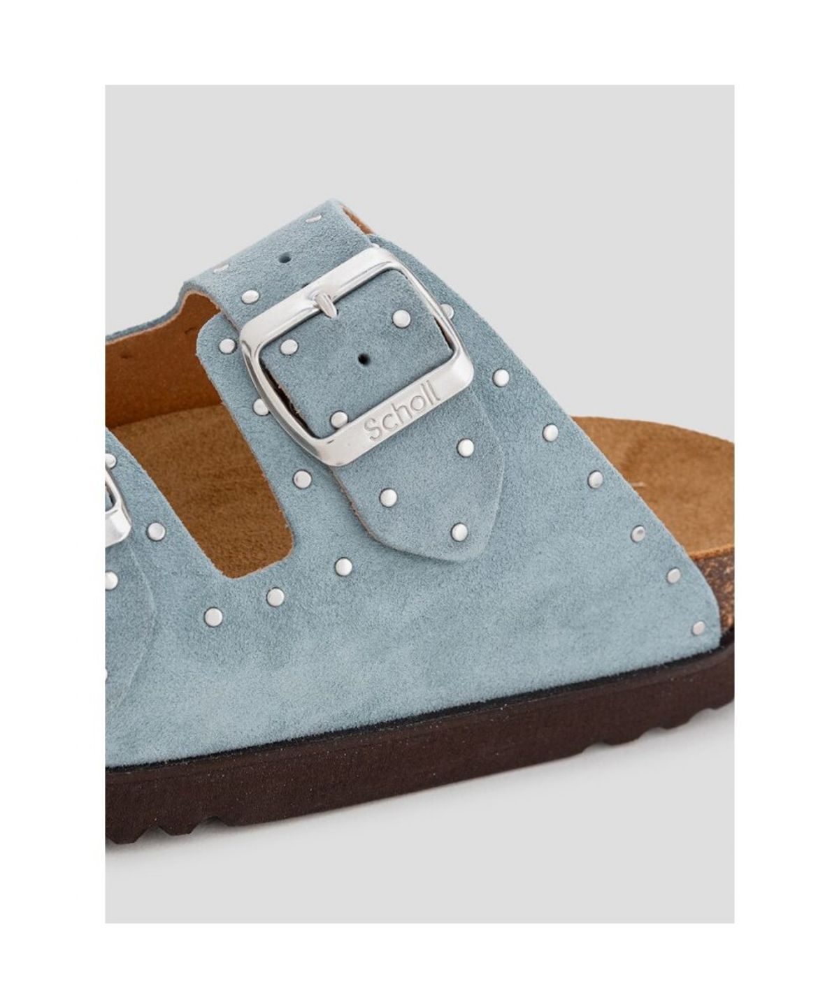 숄(SCHOLL) (WOMEN) 투스트랩 코르크 샌들  스카이 블루 (HH64K2C16Q)