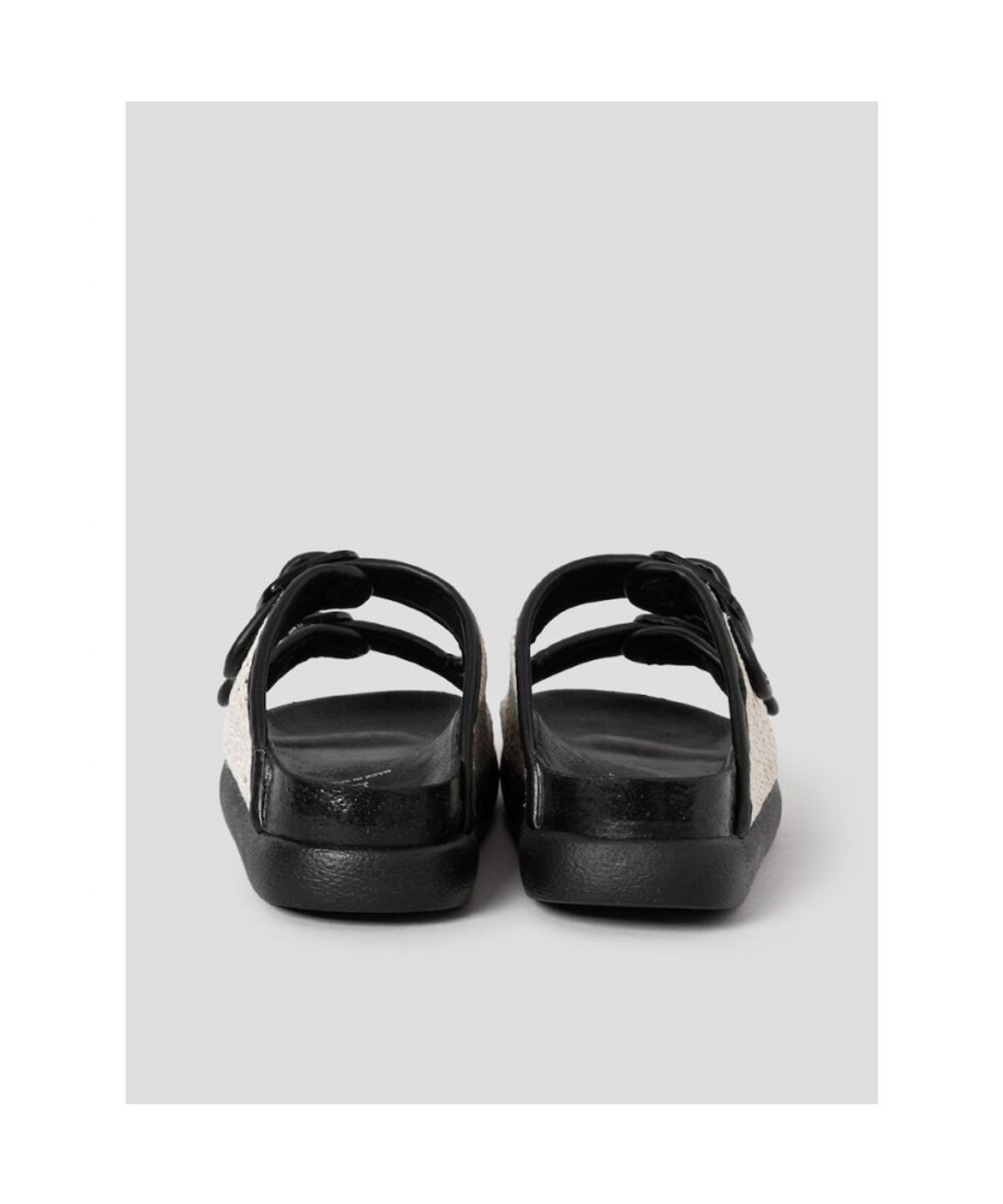 숄(SCHOLL) (WOMEN) 투스트랩 청키 코르크 샌들  화이트 (HH64K2C221)