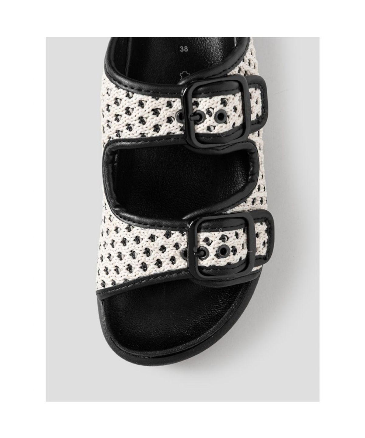 숄(SCHOLL) (WOMEN) 투스트랩 청키 코르크 샌들  화이트 (HH64K2C221)
