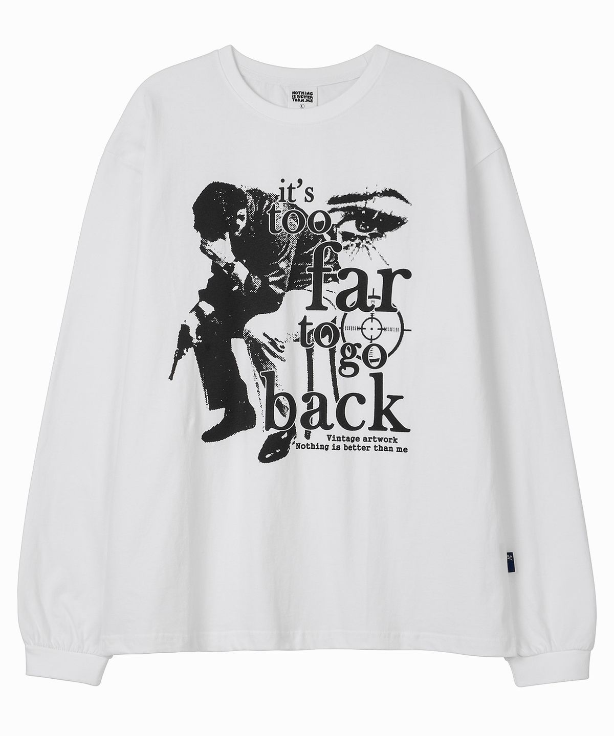 낫띵이즈베럴댄미(NOTHINGISBETTERTHANME) VINTAGE ARTWORK LONG SLEEVE_white