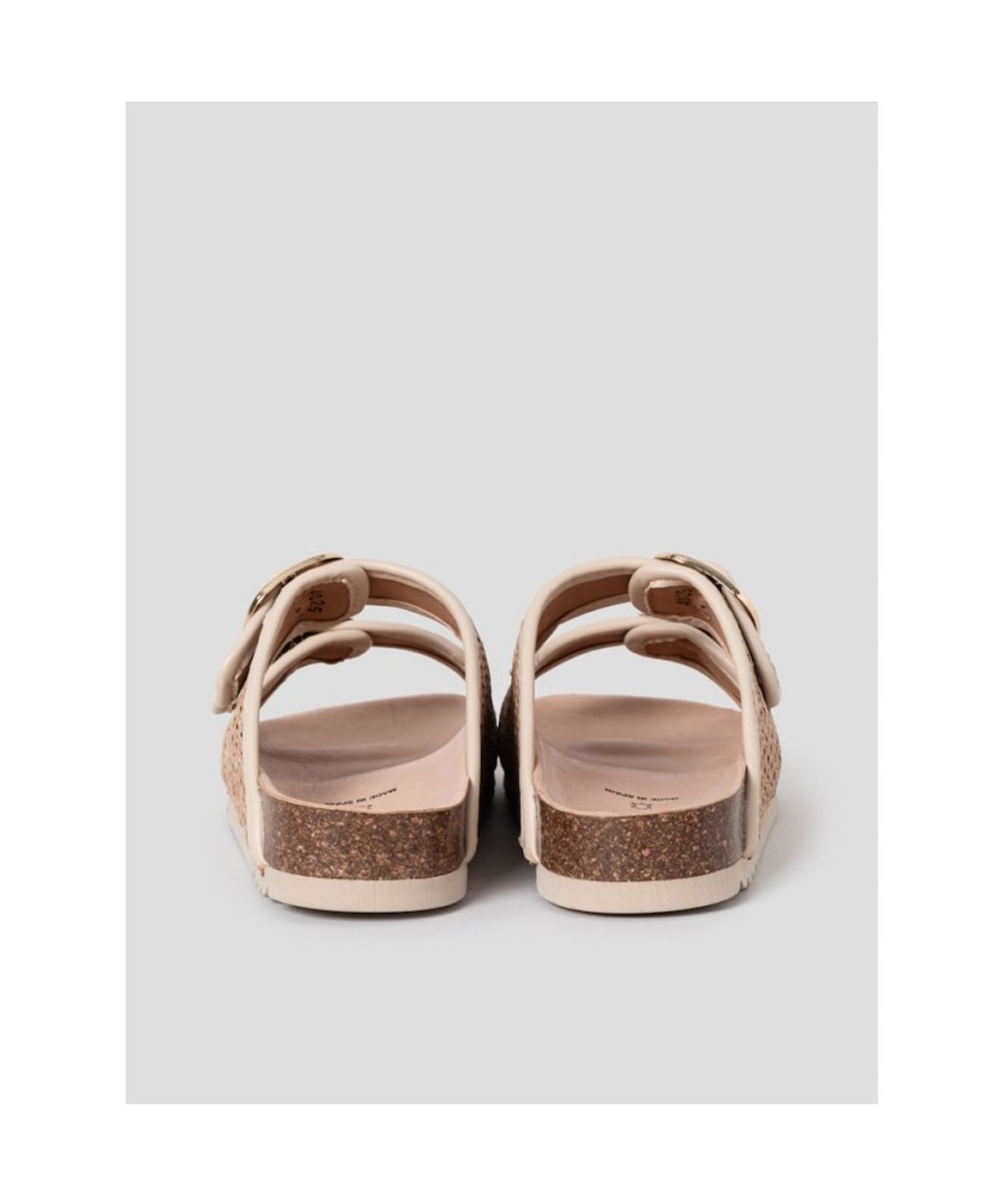 숄(SCHOLL) (WOMEN) 투스트랩 라피아 코르크 샌들  베이지 (HH64K2C24A)