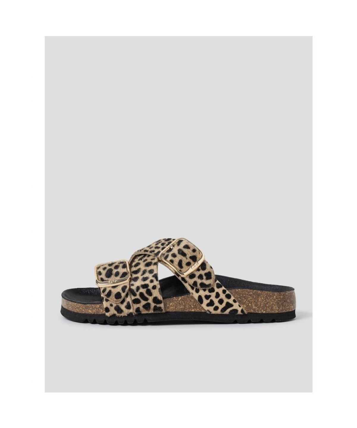 숄(SCHOLL) (WOMEN) 멀티스트랩 코르크 샌들  브라운 (HH64K2C25D)