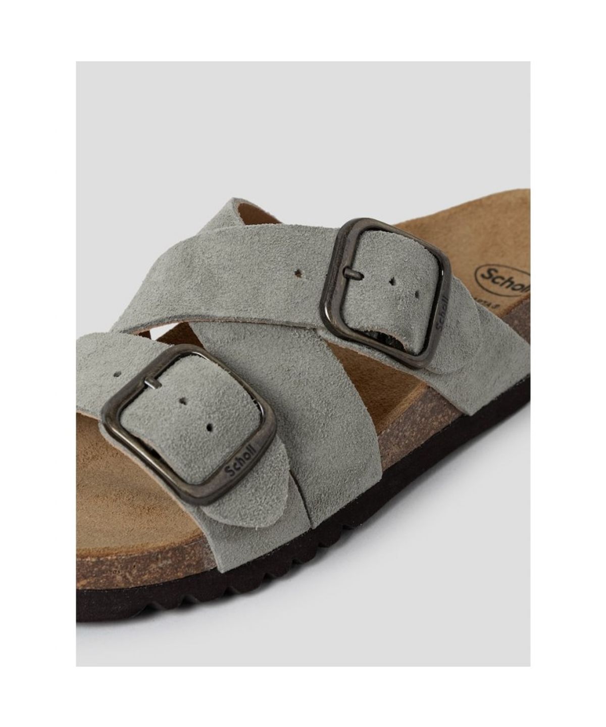 숄(SCHOLL) (WOMEN) 멀티스트랩 코르크 샌들  그린 (HH64K2C26M)