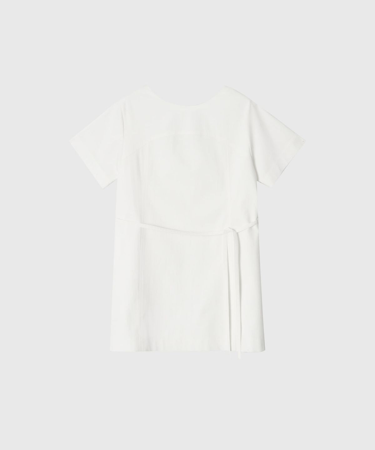 룩캐스트(LOOKAST) 아르멜 오버사이즈 벨티드 미니 드레스_화이트 / ARMELLE OVERSIZED BELTED MINI DRESS _WHITE