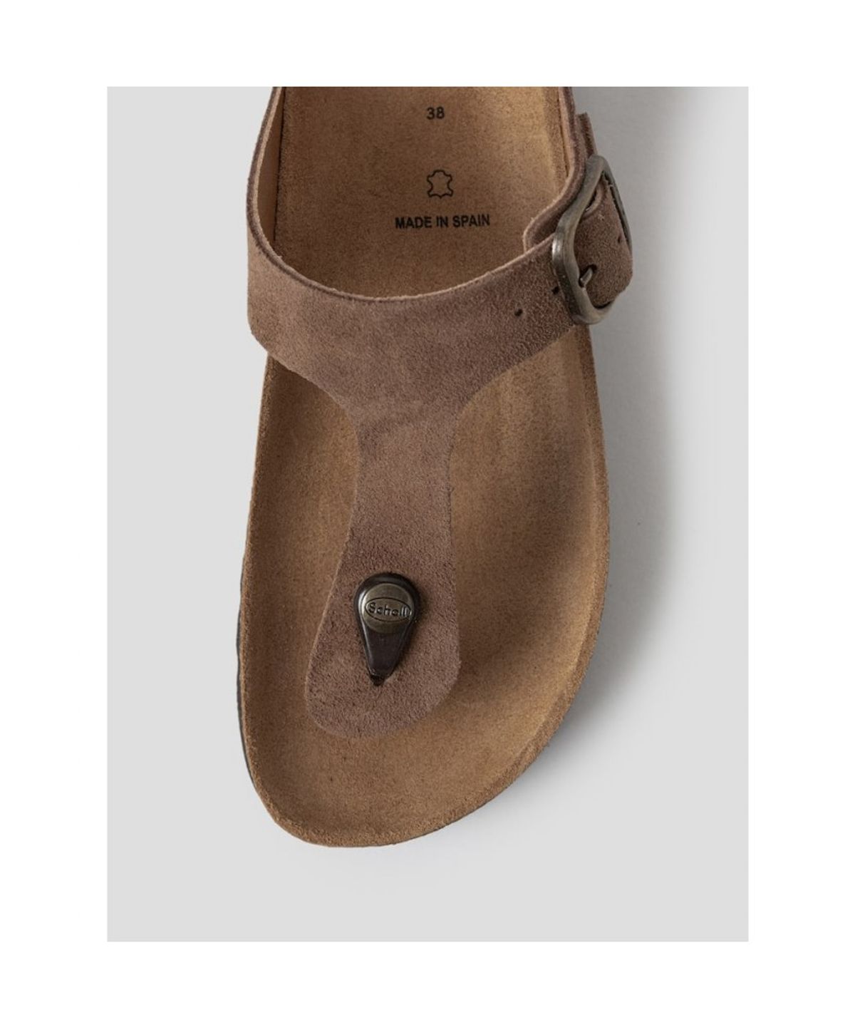 숄(SCHOLL) (WOMEN) 플립플랍 코르크 샌들  브라운 (HH64K2C33D)
