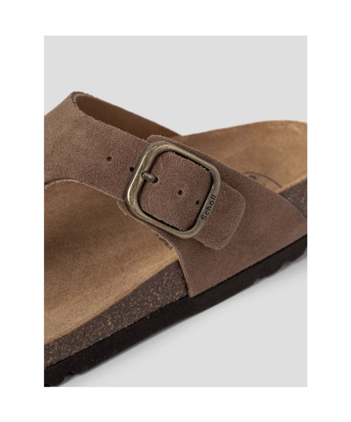 숄(SCHOLL) (WOMEN) 플립플랍 코르크 샌들  브라운 (HH64K2C33D)