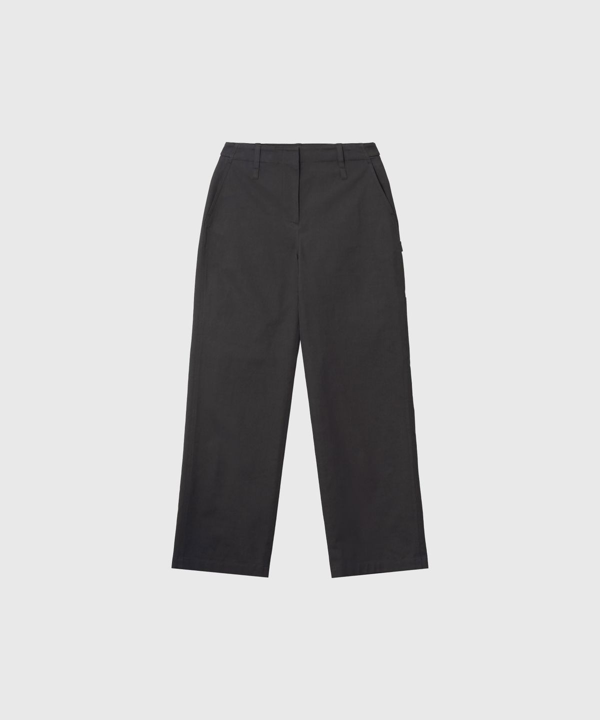 룩캐스트(LOOKAST) 멜라니 레이어드 스커트 팬츠_차콜 / MELANIE LAYERED SKIRT PANTS_CHARCOAL