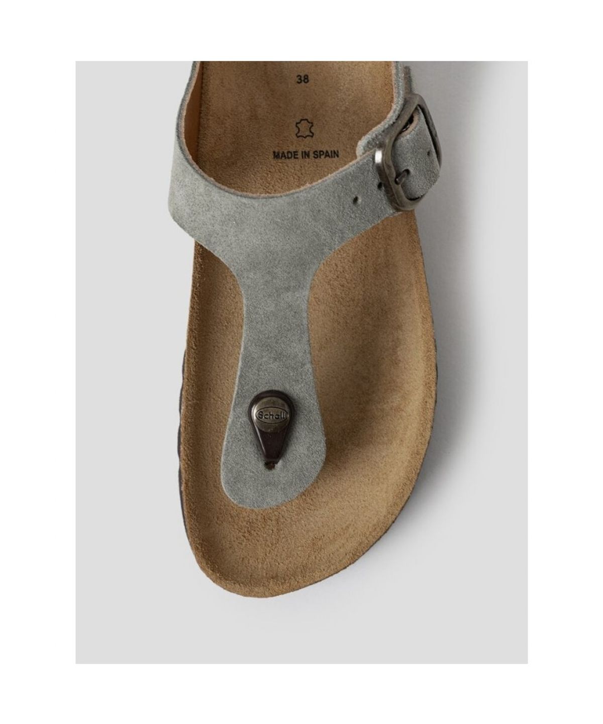 숄(SCHOLL) (WOMEN) 플립플랍 코르크 샌들  그린 (HH64K2C33M)