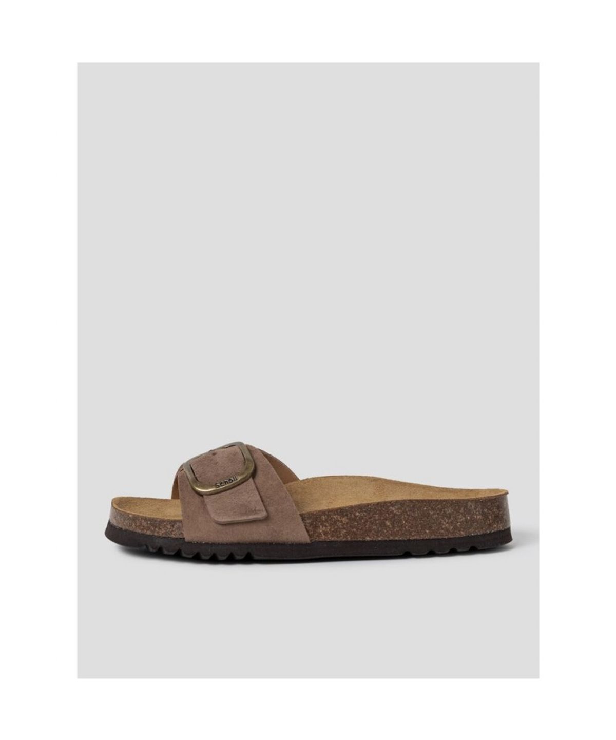 숄(SCHOLL) (WOMEN) 원스트랩 코르크 샌들  브라운 (HH64K2C41D)
