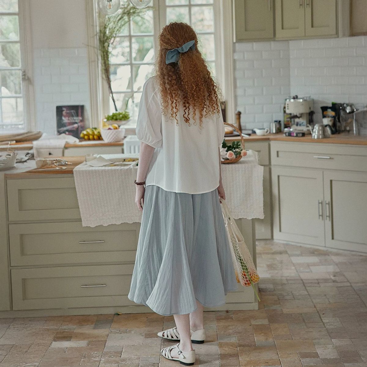 프라우드 마리(PROUD MARY) PM_Soft pleated flare skirt