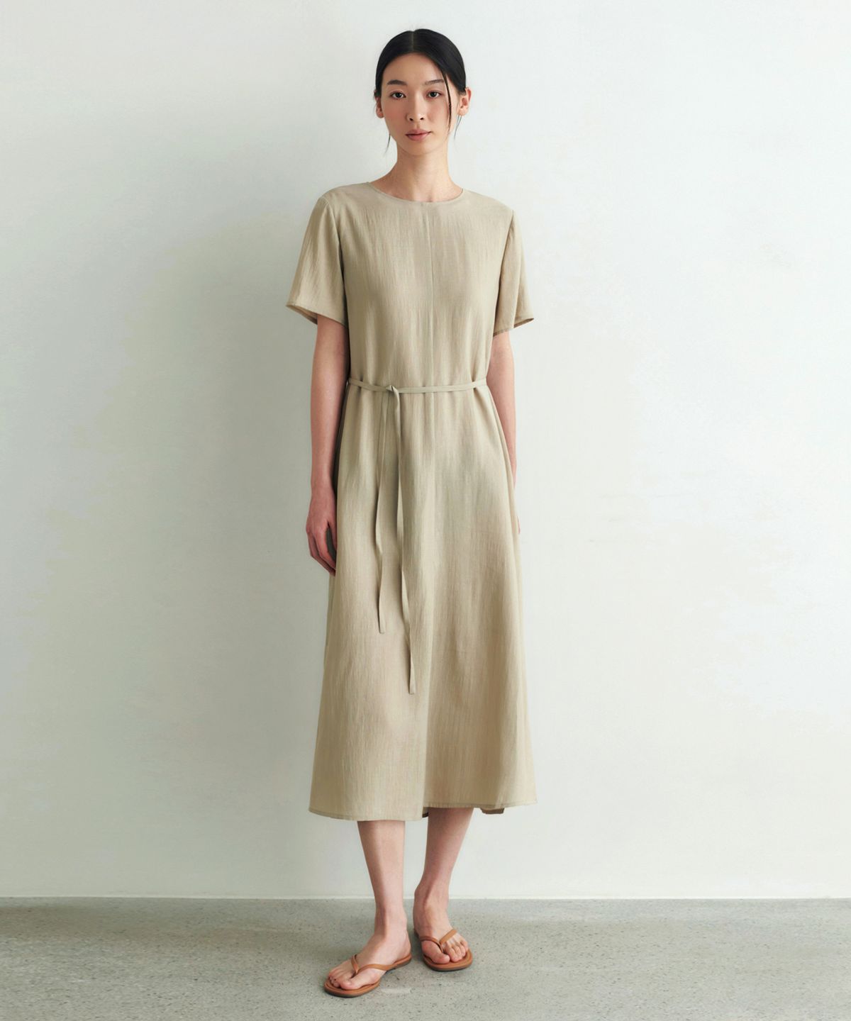 앳모어(ATMORE) 마린 루즈 롱 드레스 (olive)