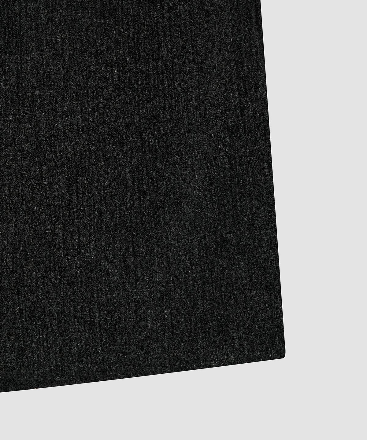 더 릴(THE LILLE) Wavy Linen Long Skirt_Black