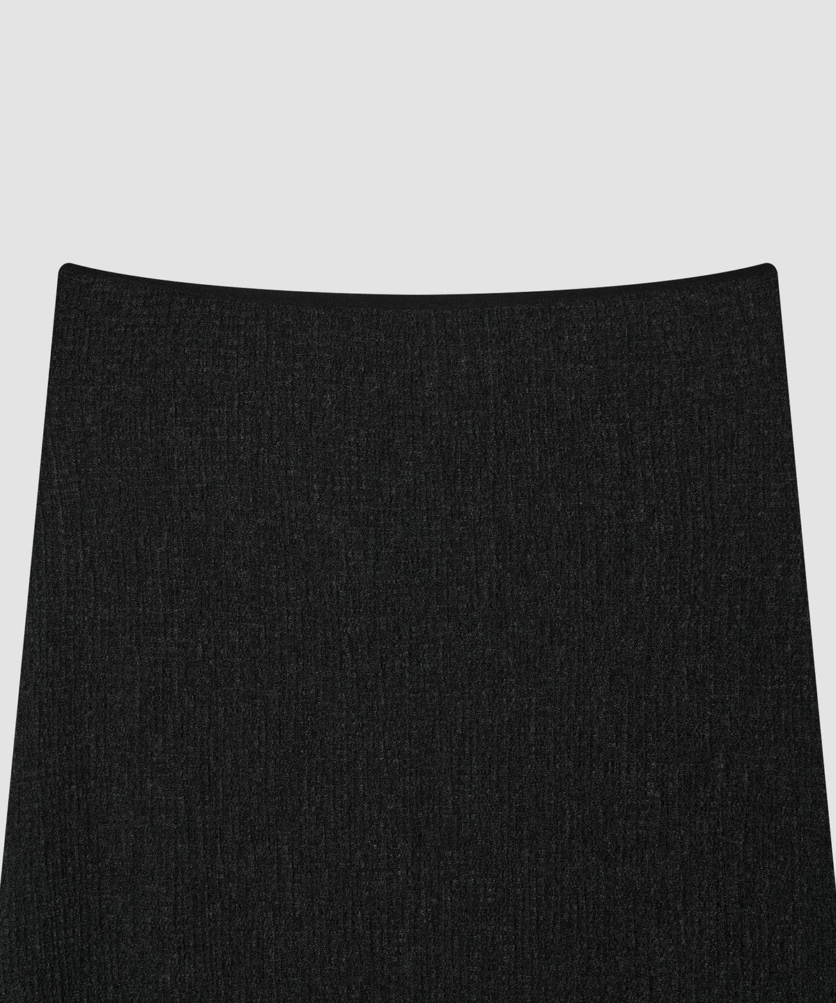 더 릴(THE LILLE) Wavy Linen Long Skirt_Black
