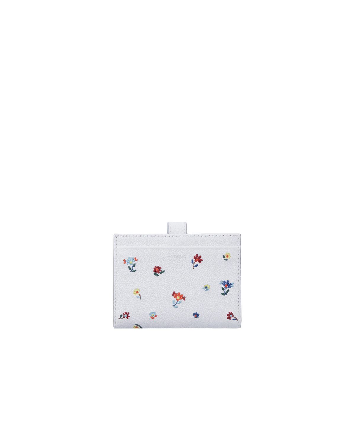 분크(VUNQUE) Magpie Quizas Card Wallet (맥파이 키사스 카드지갑) White
