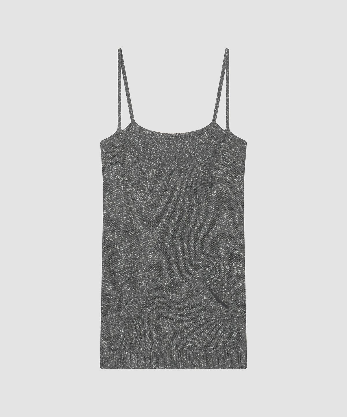 더 릴(THE LILLE) Rest Pocket Sleeveless Knit_Charcoal