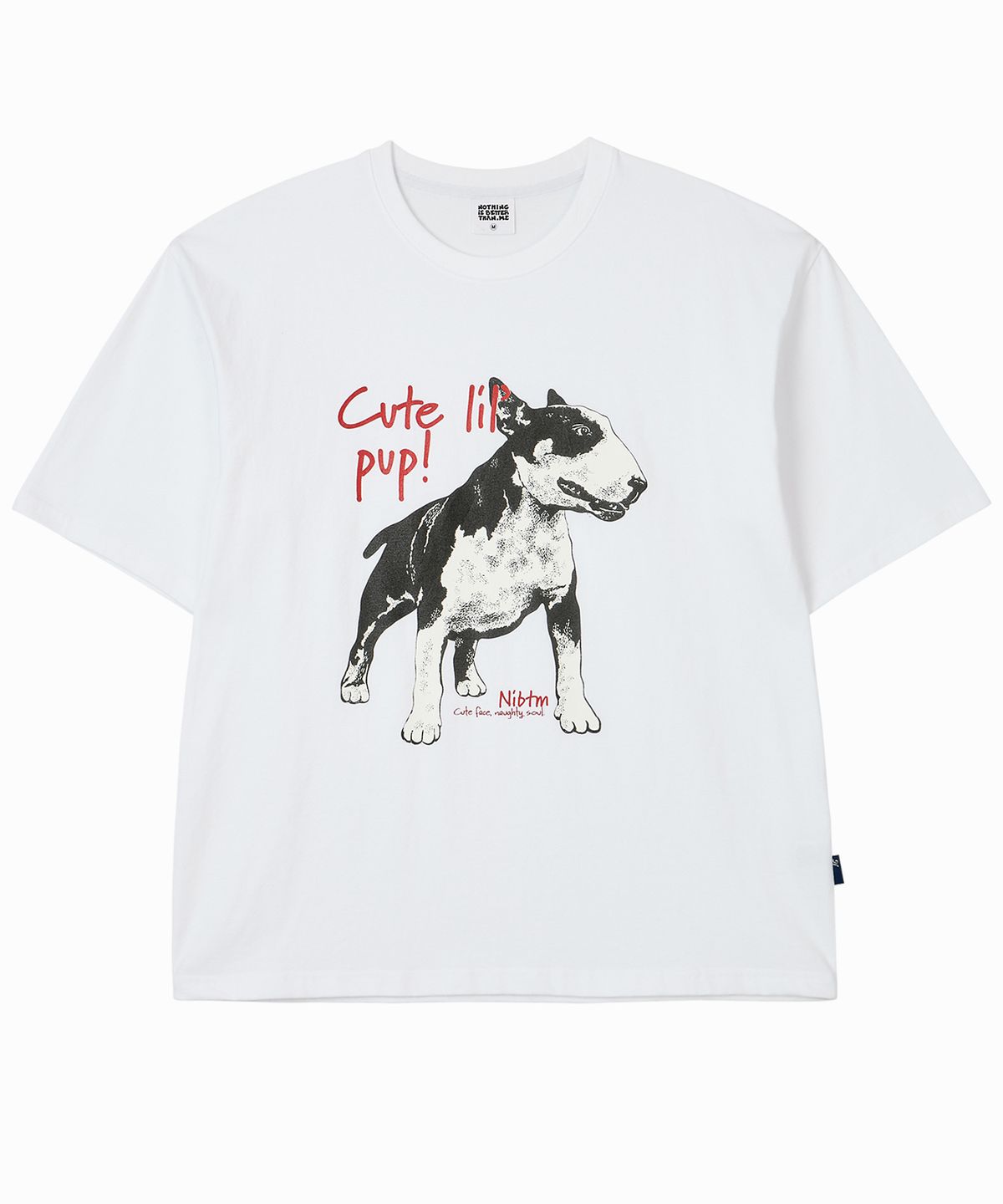 낫띵이즈베럴댄미(NOTHINGISBETTERTHANME) BULL TERRIER VINTAGE TEE_white