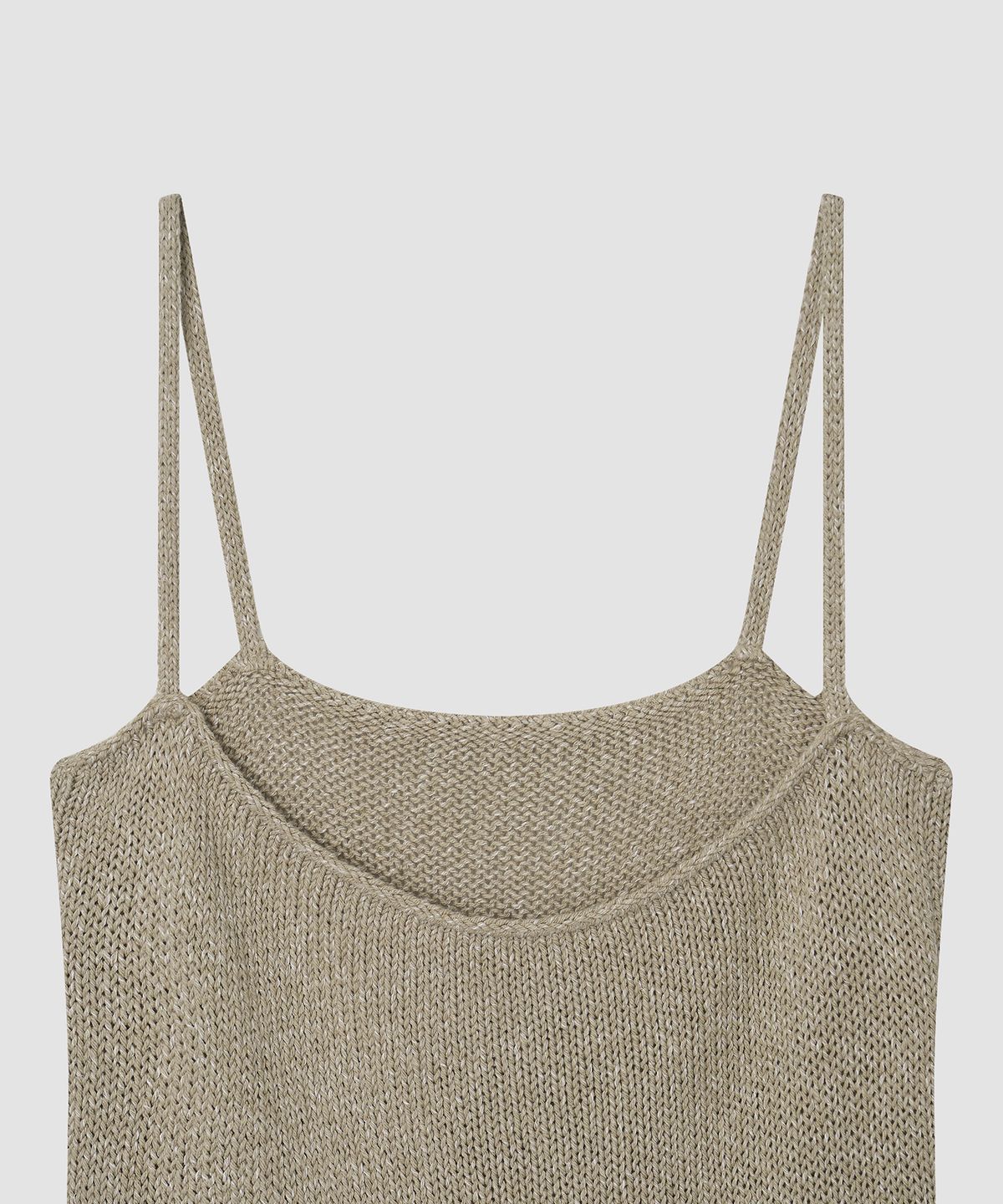 더 릴(THE LILLE) Rest Pocket Sleeveless Knit_Beige